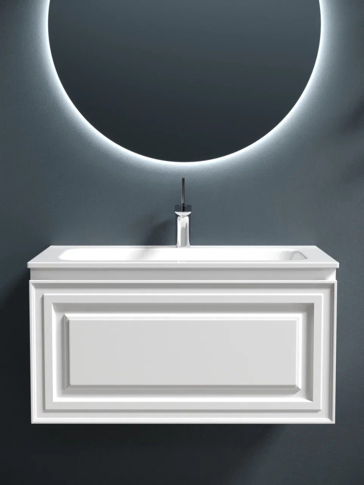 Тумба подвесная SANCOS Very 790х445х406, c одним ящиком оснащенным доводчиками, Bianco , арт.VR80W