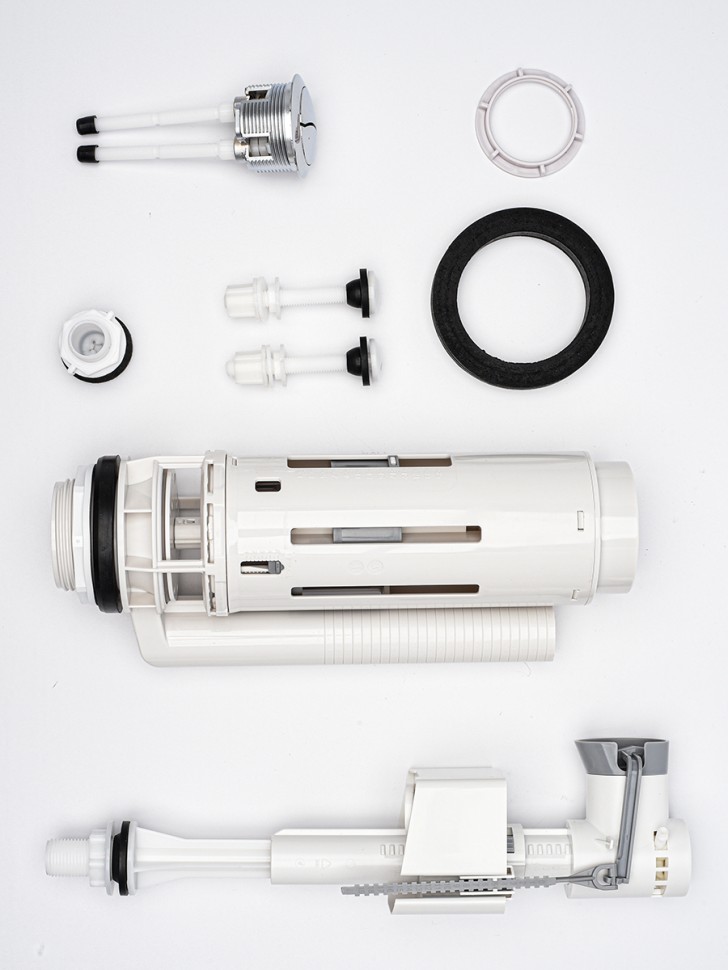 AQM1102 Бачок для напольного унитаза Aquame с фурнитурой GEBERIT. 345x140x390мм