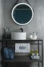 Раковина Gid W969 51174 накладная белая 41x41x18
