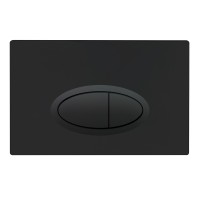 Кнопка смыва BelBagno BB054NERO, чёрная матовая
