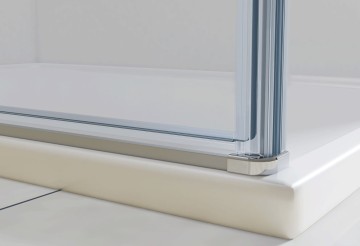 Душевой уголок Экстра (Extra) VSR-1E809080CL, 800/900*800, хром, стекло прозрачное