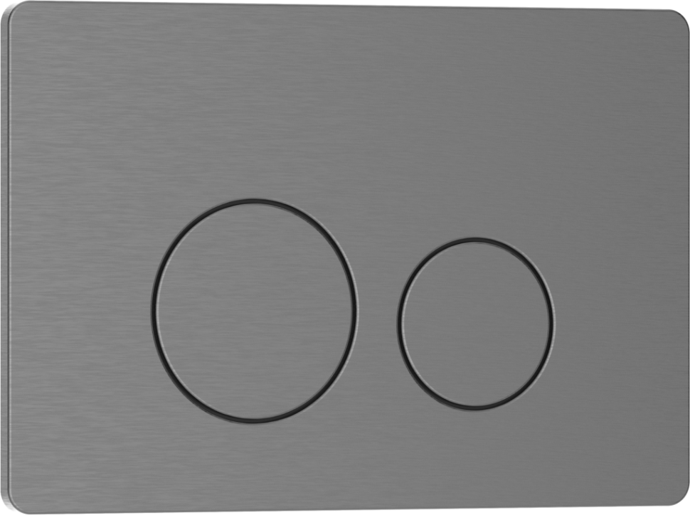 Комплект 2в1 IBERICA BLANCA инсталляция SILENCIO MINI, кнопка смыва INOX-O вороненая сталь (IB.001M.818)