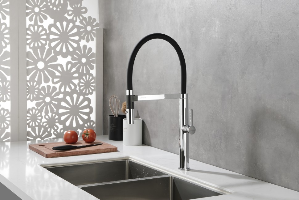 Смеситель для кухни Leader, хром, Le214101-CR, Starke-Paulmark