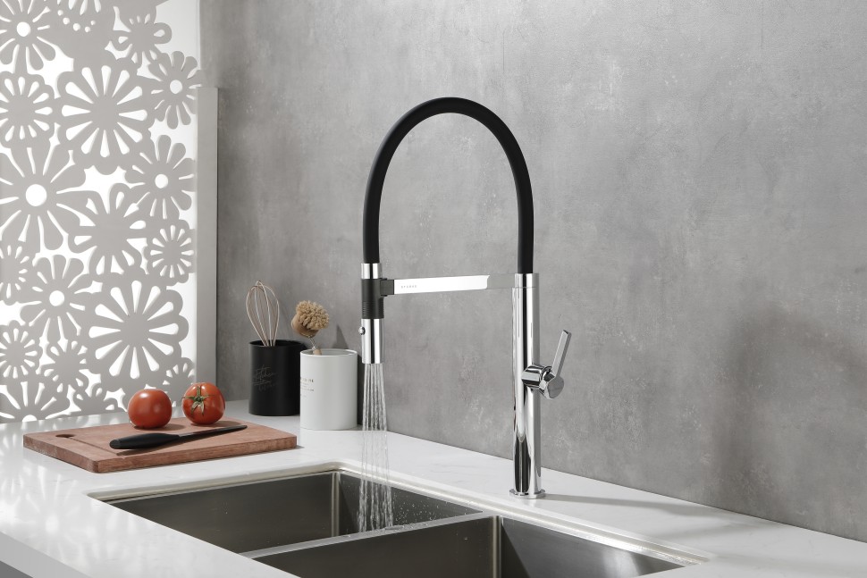 Смеситель для кухни Leader, хром, Le214101-CR, Starke-Paulmark