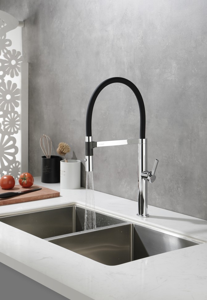 Смеситель для кухни Leader, хром, Le214101-CR, Starke-Paulmark