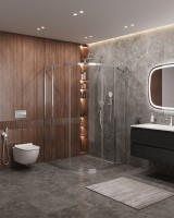 Душевой уголок CEZARES MOLVENO-R-11-90+30-C-Cr-IV