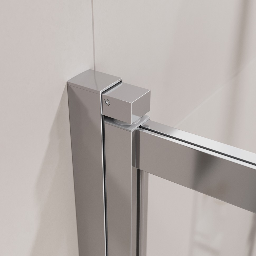 Душевая шторка на ванну CEZARES SLIDER-VF-11-100/150-C-Cr