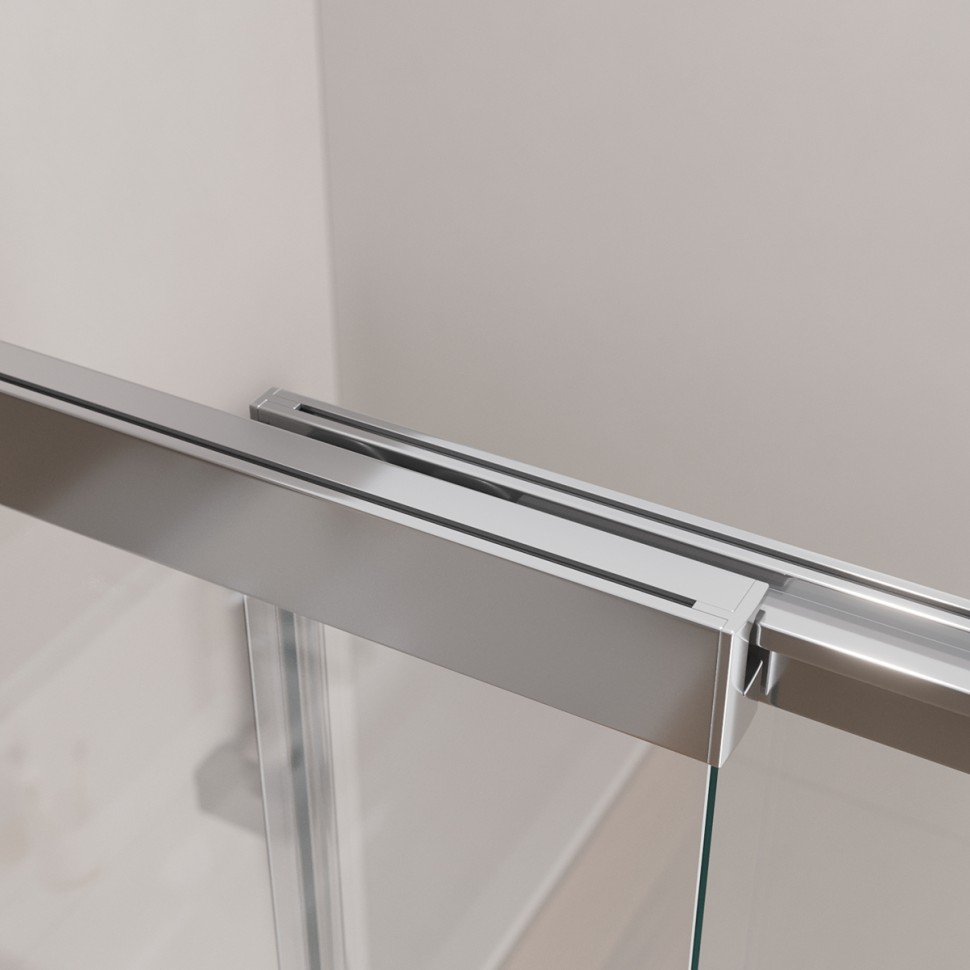 Душевая шторка на ванну CEZARES SLIDER-VF-11-100/150-C-Cr