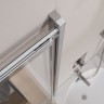 Душевая шторка на ванну CEZARES SLIDER-VF-11-100/150-C-Cr