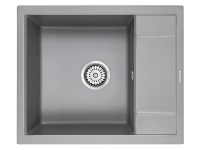 Мойка FLUGEN 50-600, IT-GRANIT, PM216050-GRM, серый металлик, 600х500 мм, Paulmark