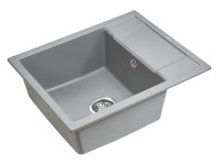 Мойка FLUGEN 50-600, IT-GRANIT, PM216050-GRM, серый металлик, 600х500 мм, Paulmark