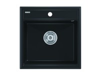 Мойка STEPIA 50, IT-GRANIT, PM115051-BLM, черный металлик, 500х510, Paulmark