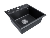 Мойка STEPIA 50, IT-GRANIT, PM115051-BLM, черный металлик, 500х510, Paulmark
