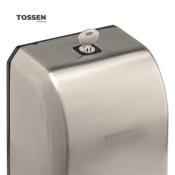 TOSSEN AL-7206 M - сенсорный дозатор для мыла/дезинфицирующих средств (капля) (коллекция «Матовая сталь»)