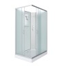 Душевая кабина Niagara Classic NG-43295-14QBK (120х90х200)низкий поддон(13см),стекло матовое,3 места