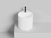 Раковина накладная ARMONIA ROUND TOP 03  без отверстия под смеситель 450х450х450 S-Sense Глянцевое