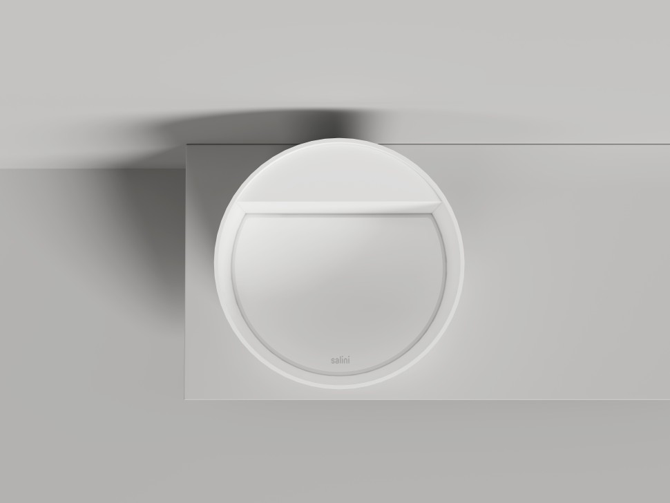 Раковина накладная ARMONIA ROUND TOP 03  без отверстия под смеситель 450х450х450 S-Sense Глянцевое