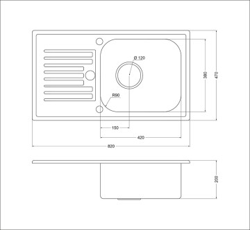 Мойка Oulin OL-101Y