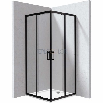 Душевая кабина, с поддоном, квадратная - 90x90 см