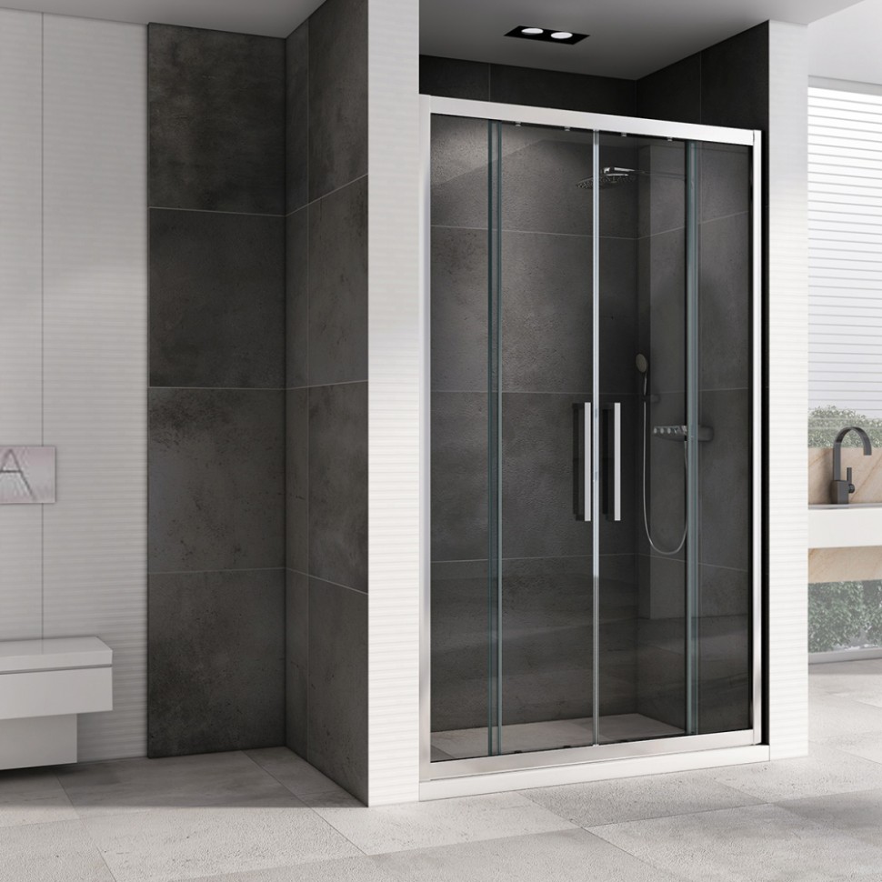 Душевая дверь ABBER Schwarzer Diamant AG33180H