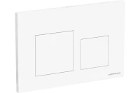 Кнопка смыва Balance, клавиши Square, цвет белый глянцевый, арт.CN12-002W
