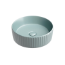 Умывальник чаша накладная круглая (цвет Зеленый Матовый) Element 360x360x115мм