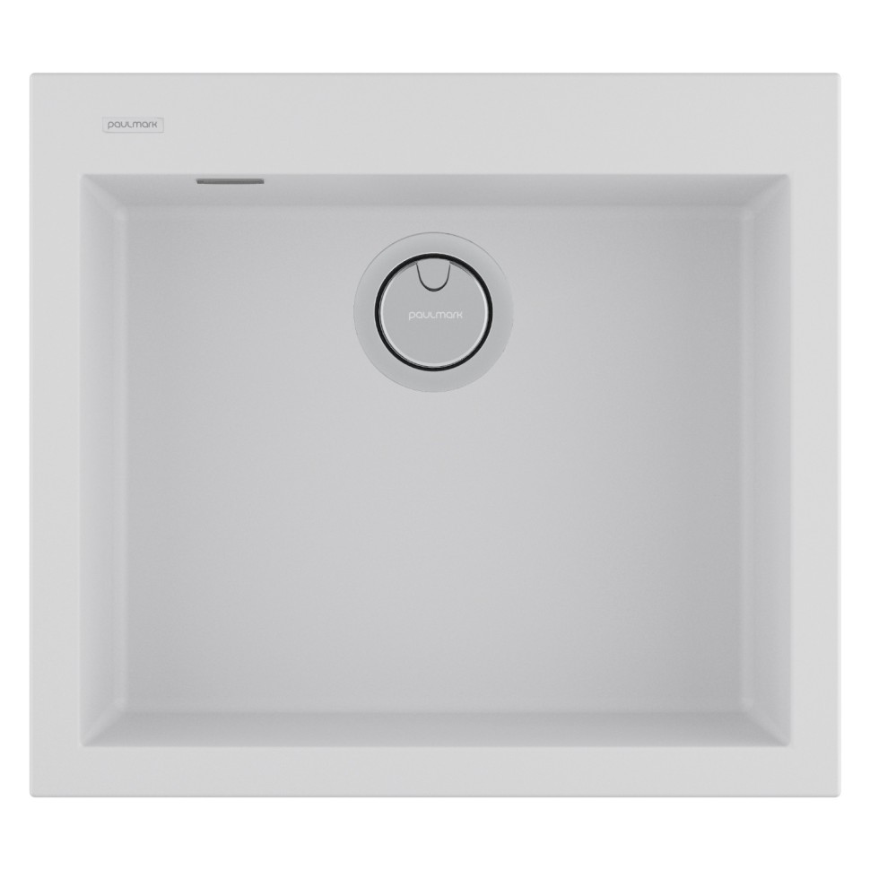 Мойка DECORATION 56, ACRYSTONE, PM935650-WH, WHITE, 560х500 мм, Paulmark