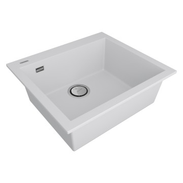 Мойка DECORATION 56, ACRYSTONE, PM935650-WH, WHITE, 560х500 мм, Paulmark