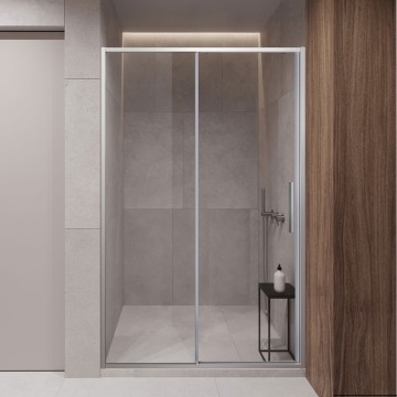Душевая дверь Слим-У (Slim-U) VDS-2SU120CL, 1200, хром, стекло прозрачное