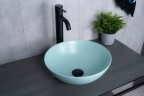 Раковина Gid 9081tifm 53402 накладная тиффани матовая 36x36x14