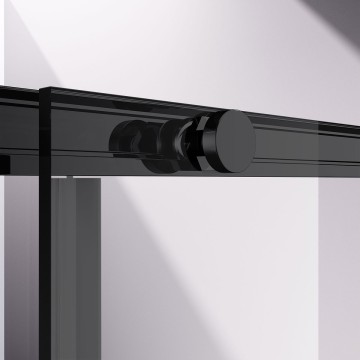 Душевой уголок Слим-Н (Slim-N) VSS-4SN8010CLB, 1000*800, черный, стекло прозрачное