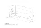 Акриловая ванна с каркасом Uperwood Infinity 175x70 см, белая