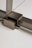 Timo Душевая дверь TDSS-120/13C-8R, раздвиж 1200*2000, проф никель, стекло проз 8 мм