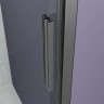Душевая дверь Veconi Ottimo P30 GR, 800x1900, графит брашинг, стекло тонированное матовое