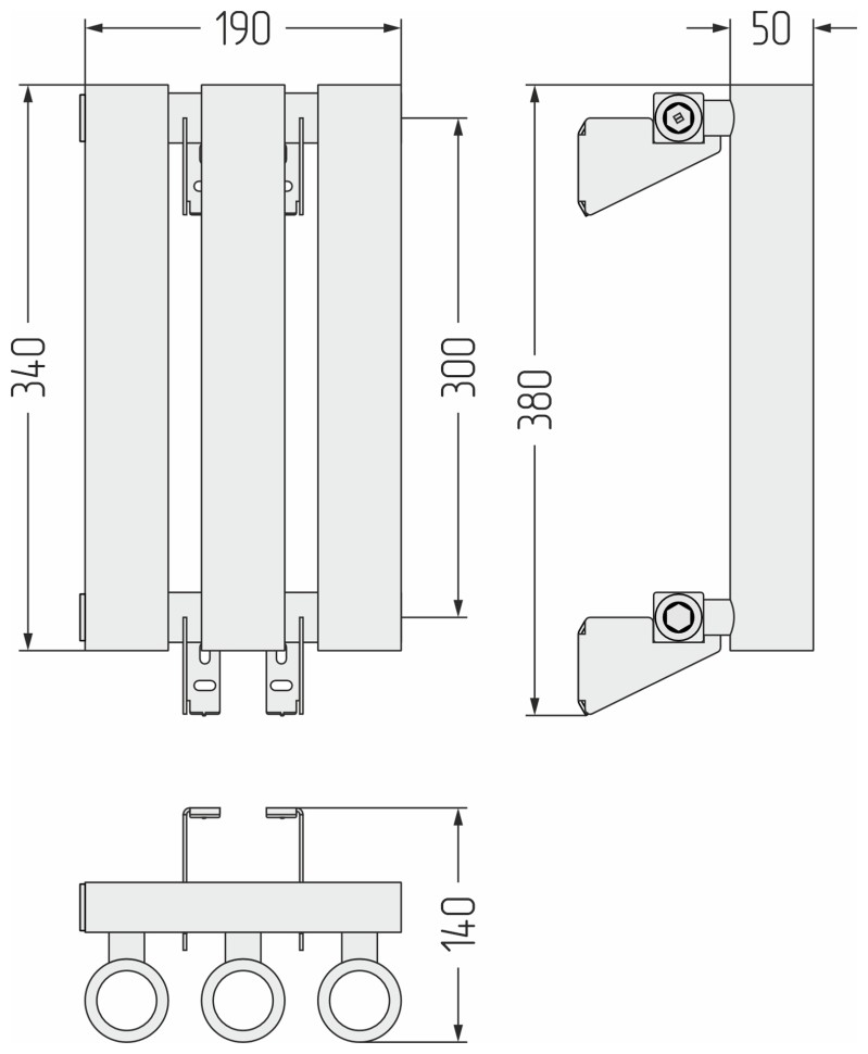 Кумир-0 300х190 3 секции
