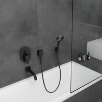Смеситель для душа Hansgrohe Vernis Shape черный (71458670)