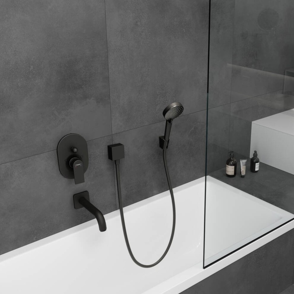 Смеситель для душа Hansgrohe Vernis Shape черный (71458670)