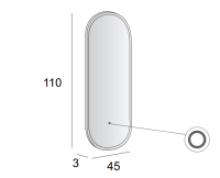 Зеркало Cezares 45095