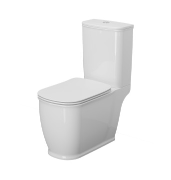 Унитаз Royal 267K19001S (680*360*850) напольный с тонкой крышкой, 3 места