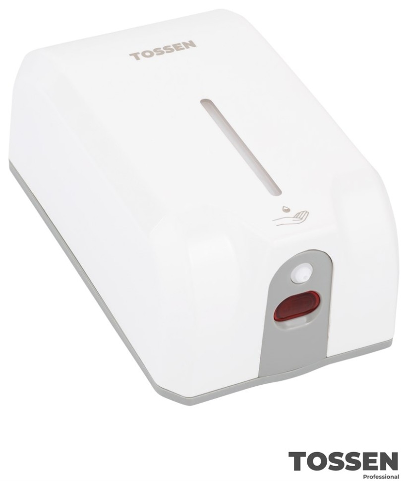 TOSSEN AL-7206 PW - сенсорный диспенсер для мыла/дезинфицирующих средств (коллекция «Классический белый»)