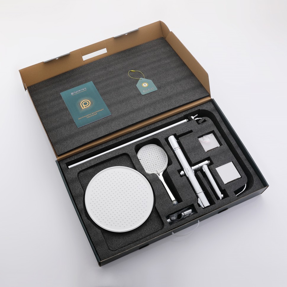 Душевая система Splenka с термостатом для ванны S223.26 Хром