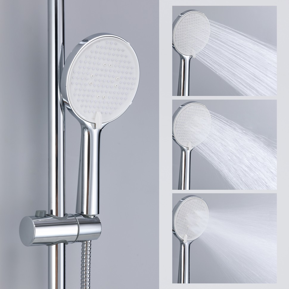 Душевая система Splenka с термостатом для ванны S223.26 Хром