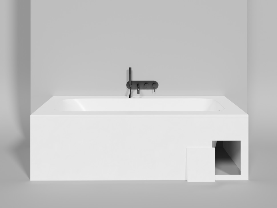 Ванна встраиваемая ORLANDA PLUS 190x100 покраска по RAL полностью S-Sense Матовое