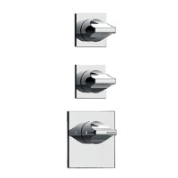 Наружная часть термостата High Flow для душа BOSSINI APICE Z035203.030 с отдельными панелями, Хром
