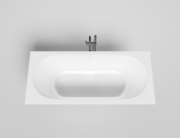 Ванна встраиваемая ORNELLA AXIS KIT 180x80 покраска по RAL полностью S-Stone Матовое