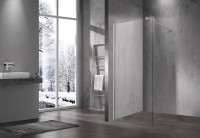 Душевая перегородка Волк-Ин (Walk-In) VSW-1H120CLBN, 1200*2000, брашированный никель, стекло прозрачное