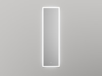 Зеркало для ванной ARMONIA прямоугольное с двойной LED подсветкой 450*1585*25 mm Salini 27MA.01.450.1585