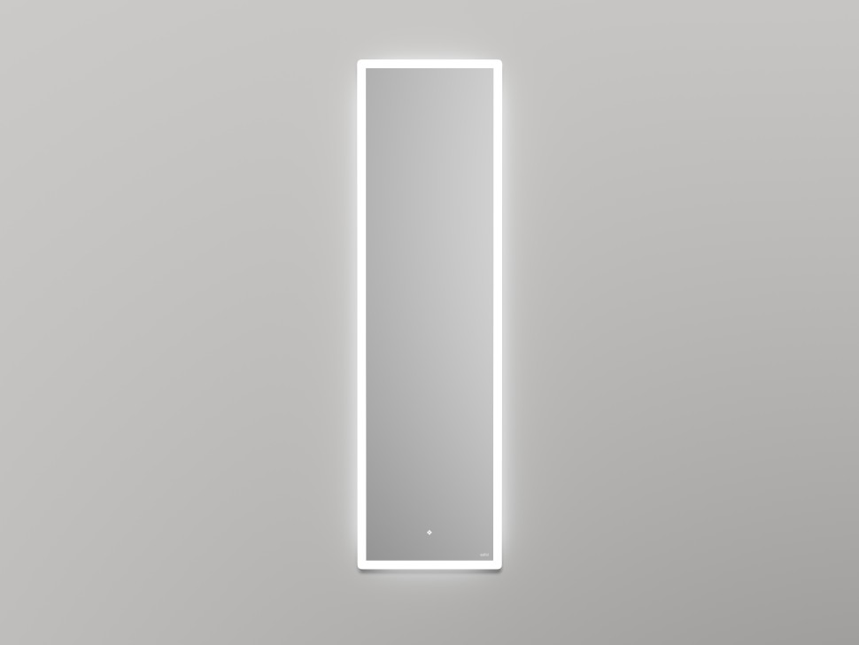 Зеркало для ванной ARMONIA прямоугольное с двойной LED подсветкой 450*1585*25 mm Salini 27MA.01.450.1585