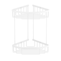 Полка угловая двойная Timo Saona 13082/16 белый матовый