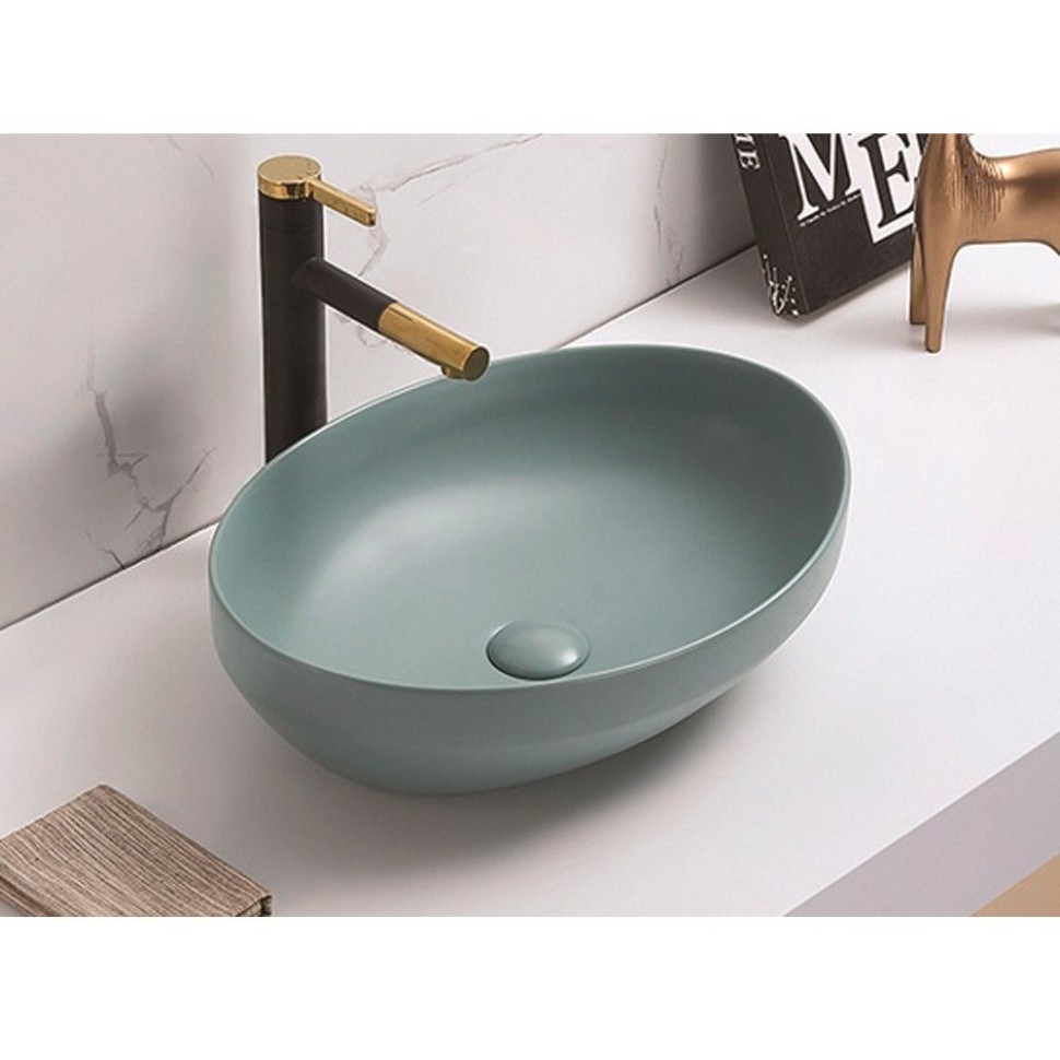 Раковина Ceramalux 78590MLG, цвет зеленый